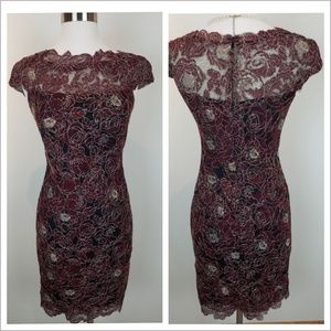 Tadashi Shoji Elegant Dress Size 2 Petite NWO Tags